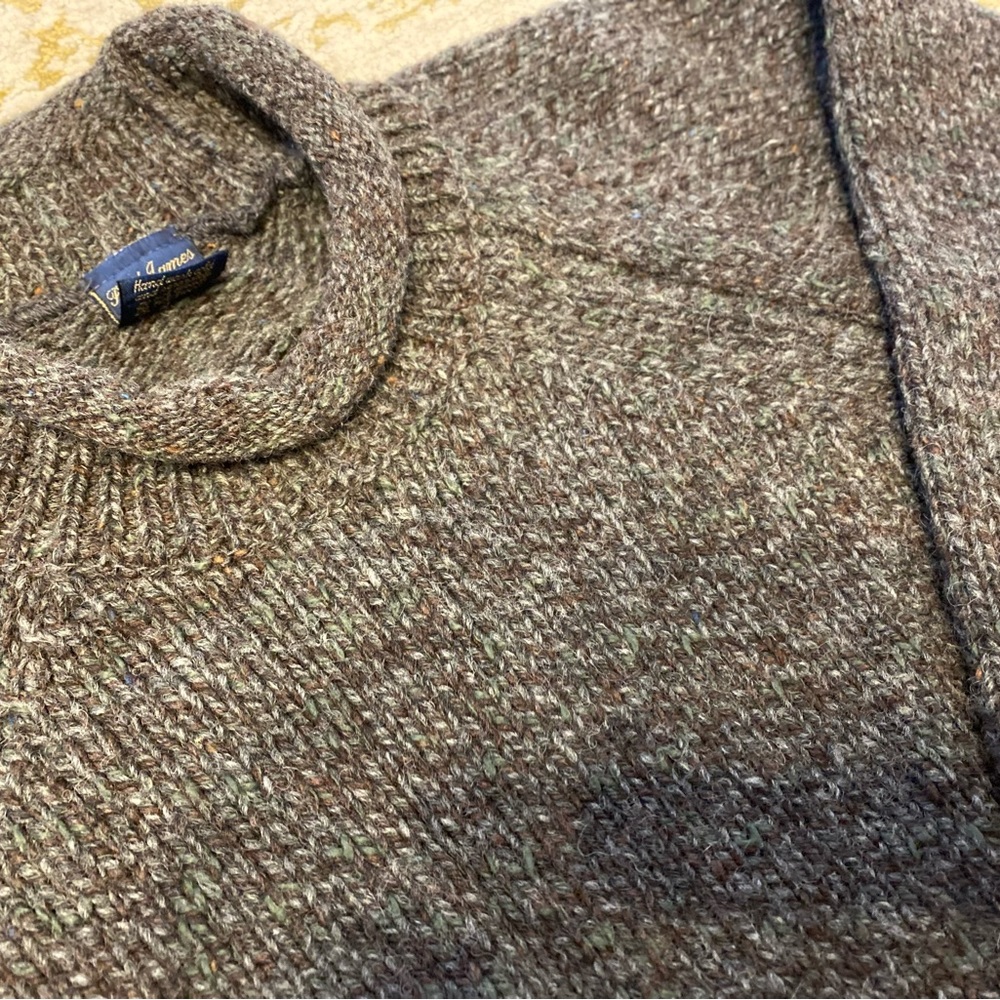 Paul James Vintage Wool Sweater, rolled finishes